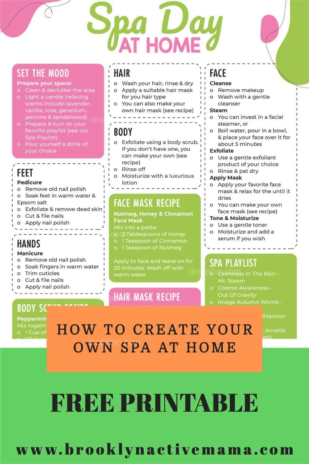 Crafting your own home spa day